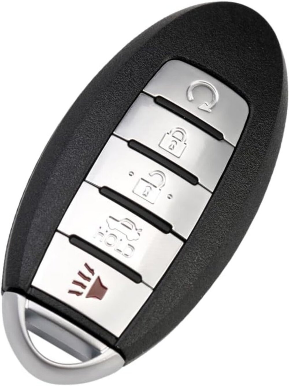 5-Button Key Fob Cover Shell Case Replacement for Nissan & Infiniti Models